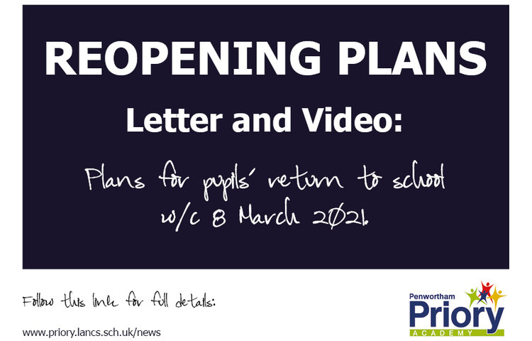 Image of Reopening plans - March 2021