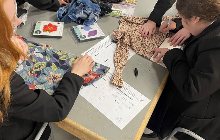 Image of Pupils are sew good at Eco Fashion Club