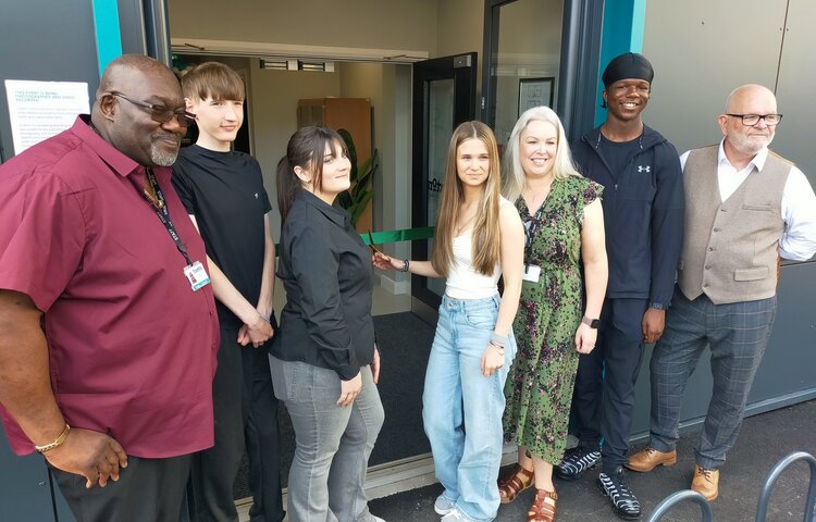 Image of Year 10 Pupil Celebrates the Opening of Preston’s New Youth Centre