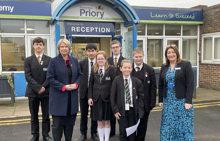 Image of Priory Welcomes South Ribble MP