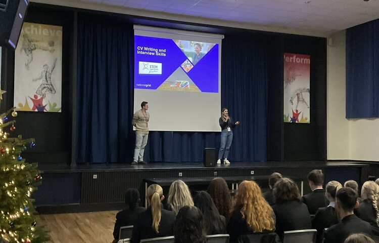 Image of Year 10 Receive Careers Support From The National Grid