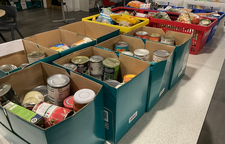 Image of Priory's Brimming Food Bank Appeal