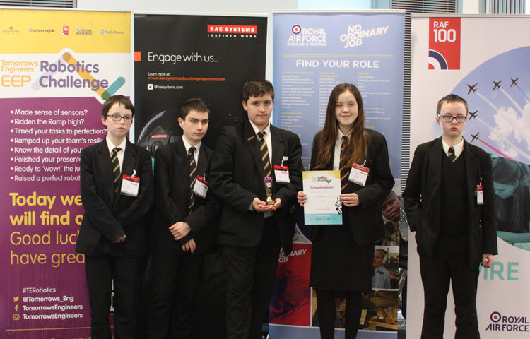Image of Priory's young engineers attend robotics regional finals
