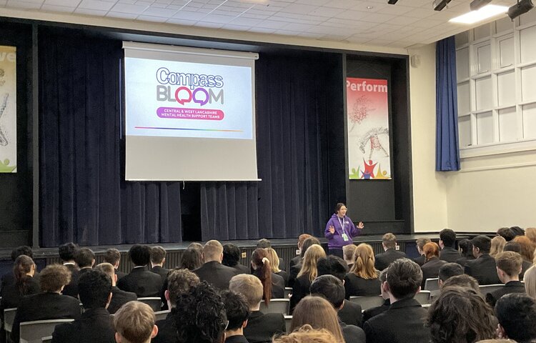 Image of Year 10 attend exam stress management assembly