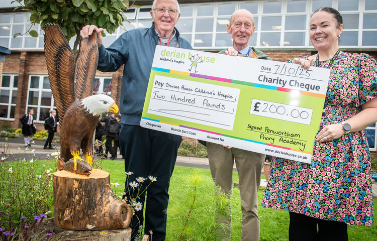 Image of Eddie the Eagle Soars into Priory’s Gardens