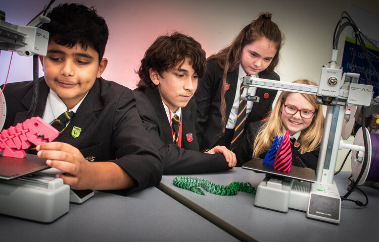 Image of Priory Powers Up with Three  3D Printers and a Growing Lunch Time Club