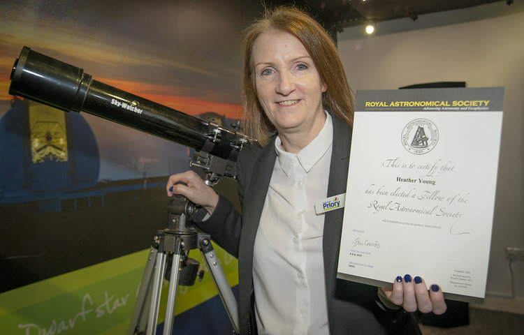 Image of Head of Science made Fellow of the Royal Astronomical Society