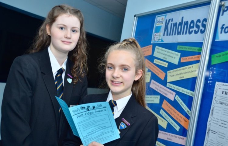 Image of Pixl pupils show kindness and charity 