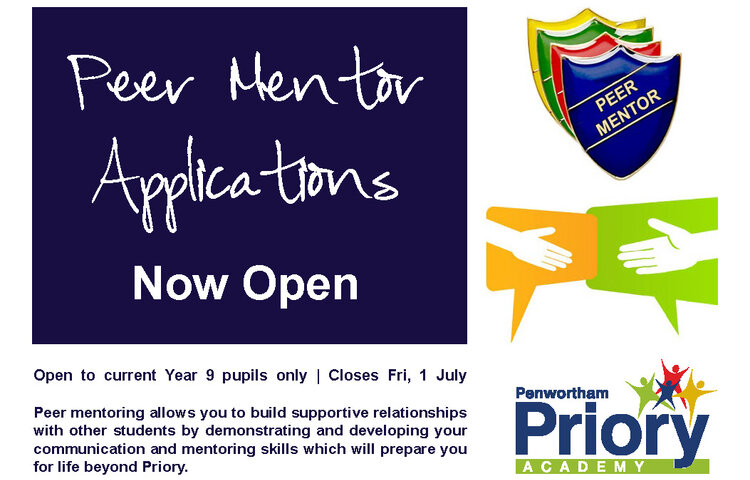 Image of Peer Mentor Applications Now Open