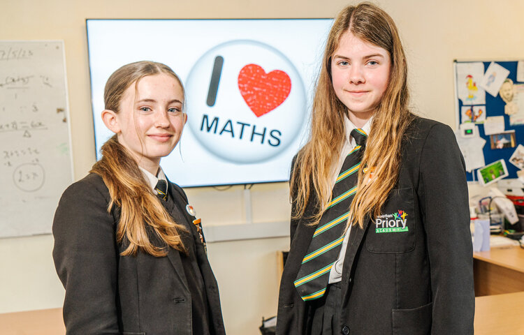 Image of Abbie & Jane: I love Maths because...