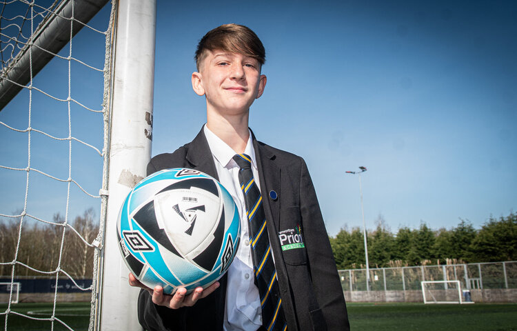 Image of From Grassroots to Glory:  Year 8 pupil’s success  with Blackburn Rovers 