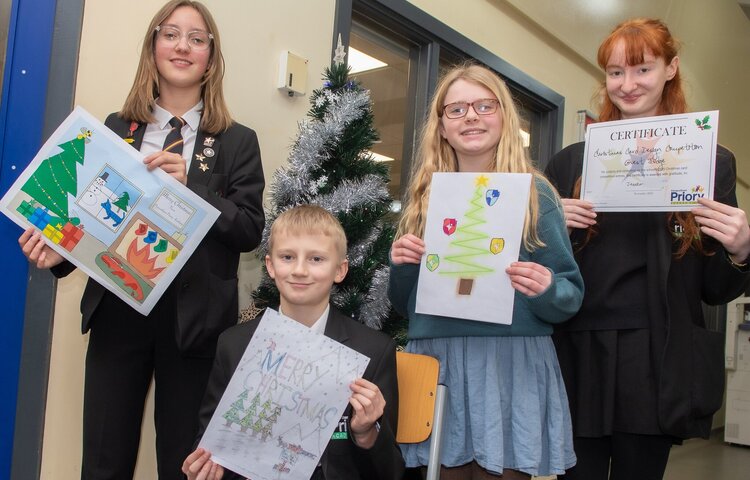 Image of Christmas Card Competition Winners 2025
