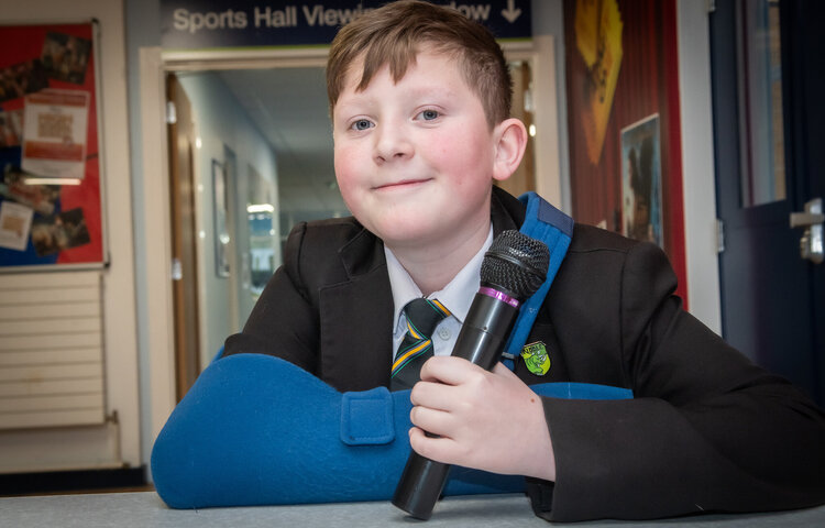 Image of Meet Noah: Priory’s Rising TikTok Football Reporter