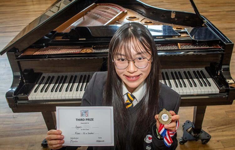 Image of Year 11 Pupil Hits the Keys to Success in National Piano Contest