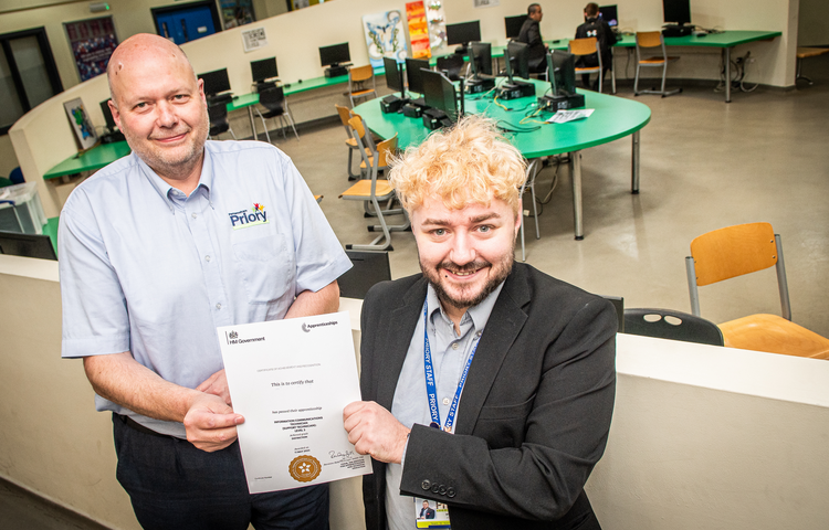 Image of Learning Never Stops: Mr Oakes Earns Distinction in ICT Apprenticeship
