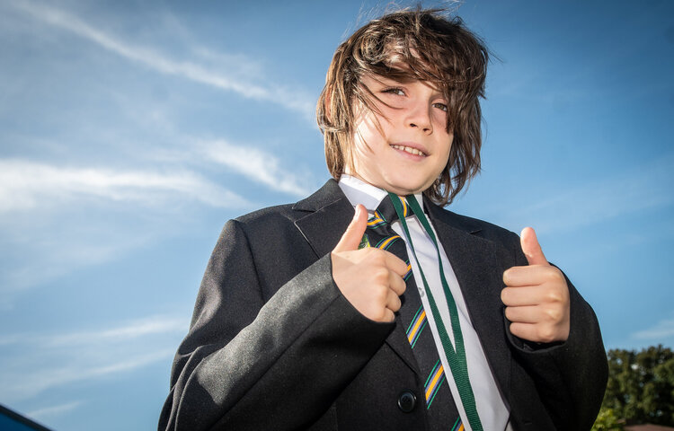 Image of Year 7 Reaches The Top For Charity Event