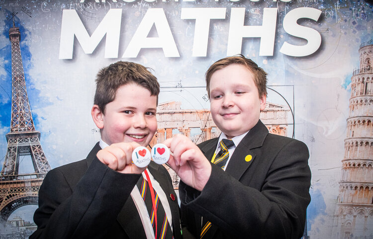 Image of Lewis and Josh: I love Maths because...