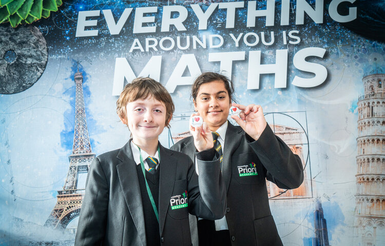Image of Leon and Amna: I love Maths because...
