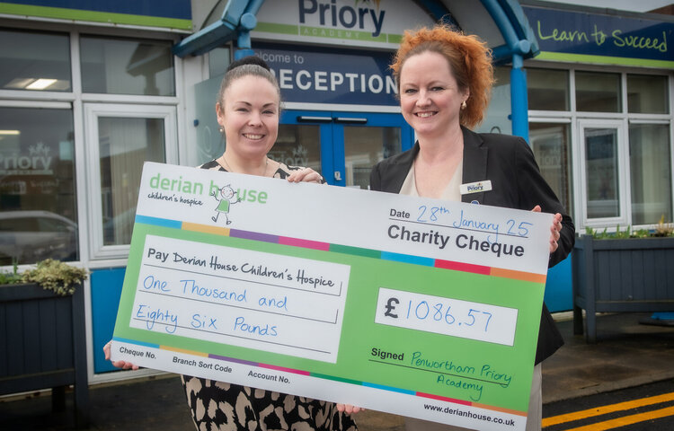 Image of Priory raises over £1000 for local hospice