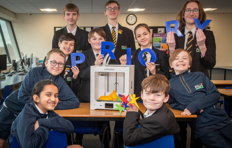 Image of From pixels to reality:  Priory pupils embrace 3D printing