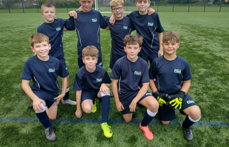 Image of South Ribble League Win for Year 7 Footballers