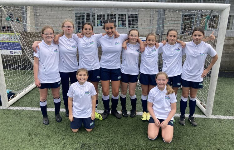 Image of Year 7 girls football team smash Lancashire Cup Round 1