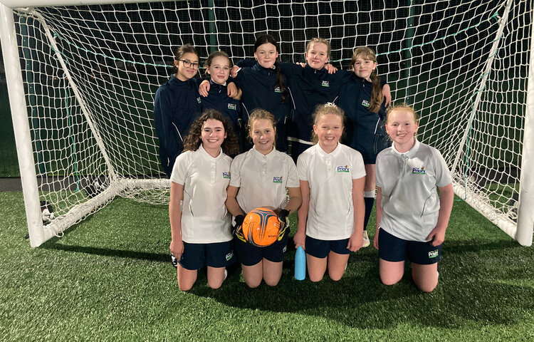 Image of Year 7 girls make their footballing debut