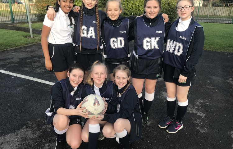 Image of Year 7 netball success