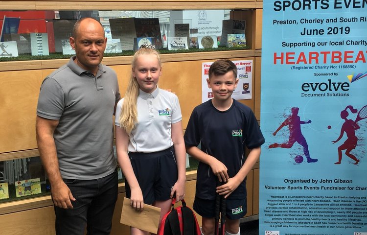 Image of Sporting pupils support Heartbeat