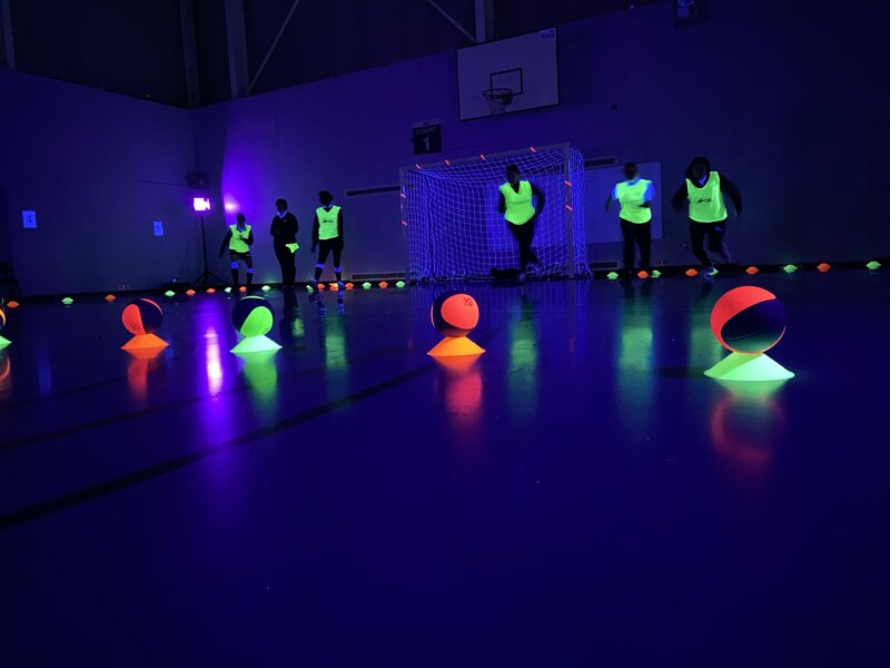 Glow in the dark dodgeball | Penwortham Priory Academy