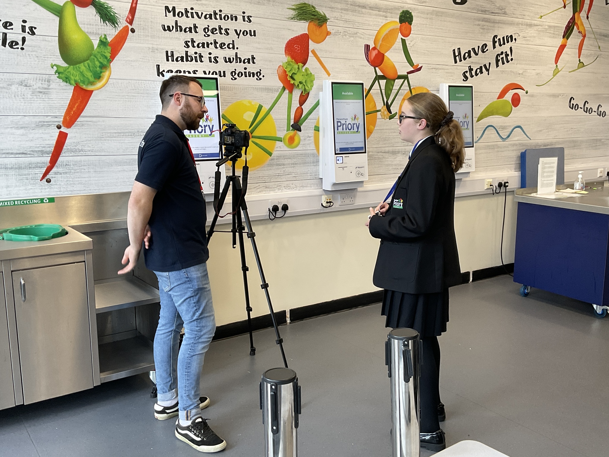 Image of Lights, Camera, Kiosks! Pupils Star in Catering System Promotion Video
