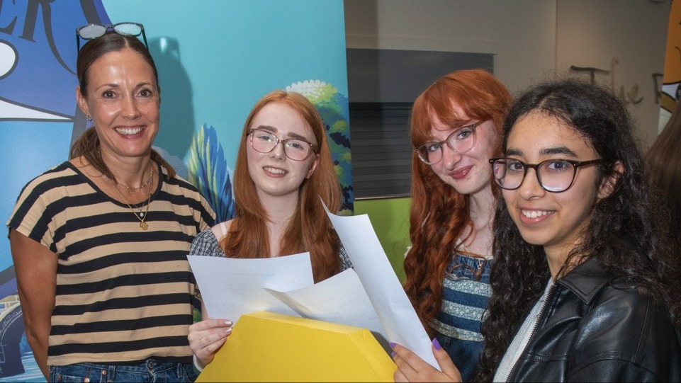 Image of GCSE Results Day - Jessica, Wictoria & Freya