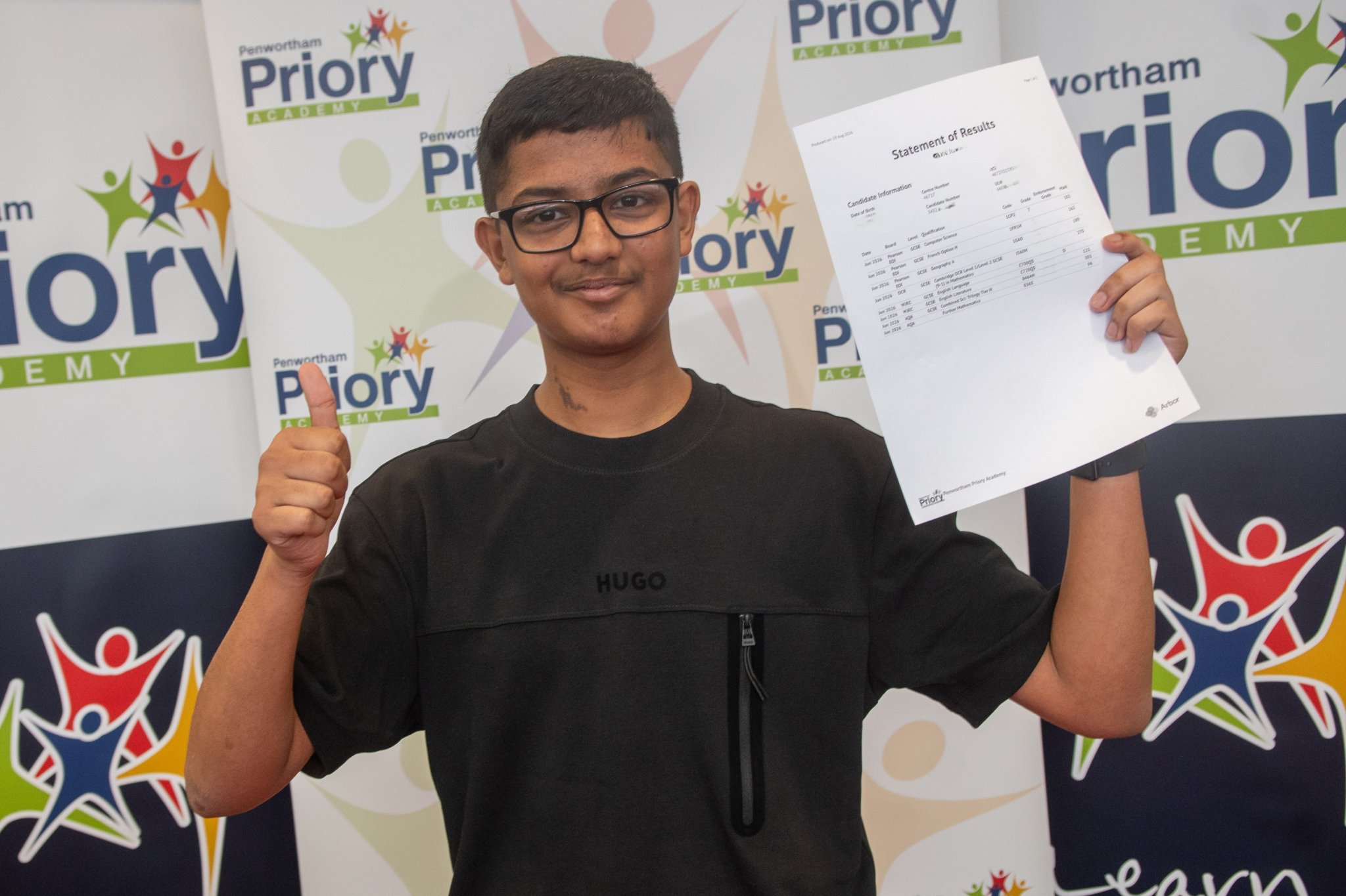 Image of GCSE Results Day - Lucy, Kayal & Junaid