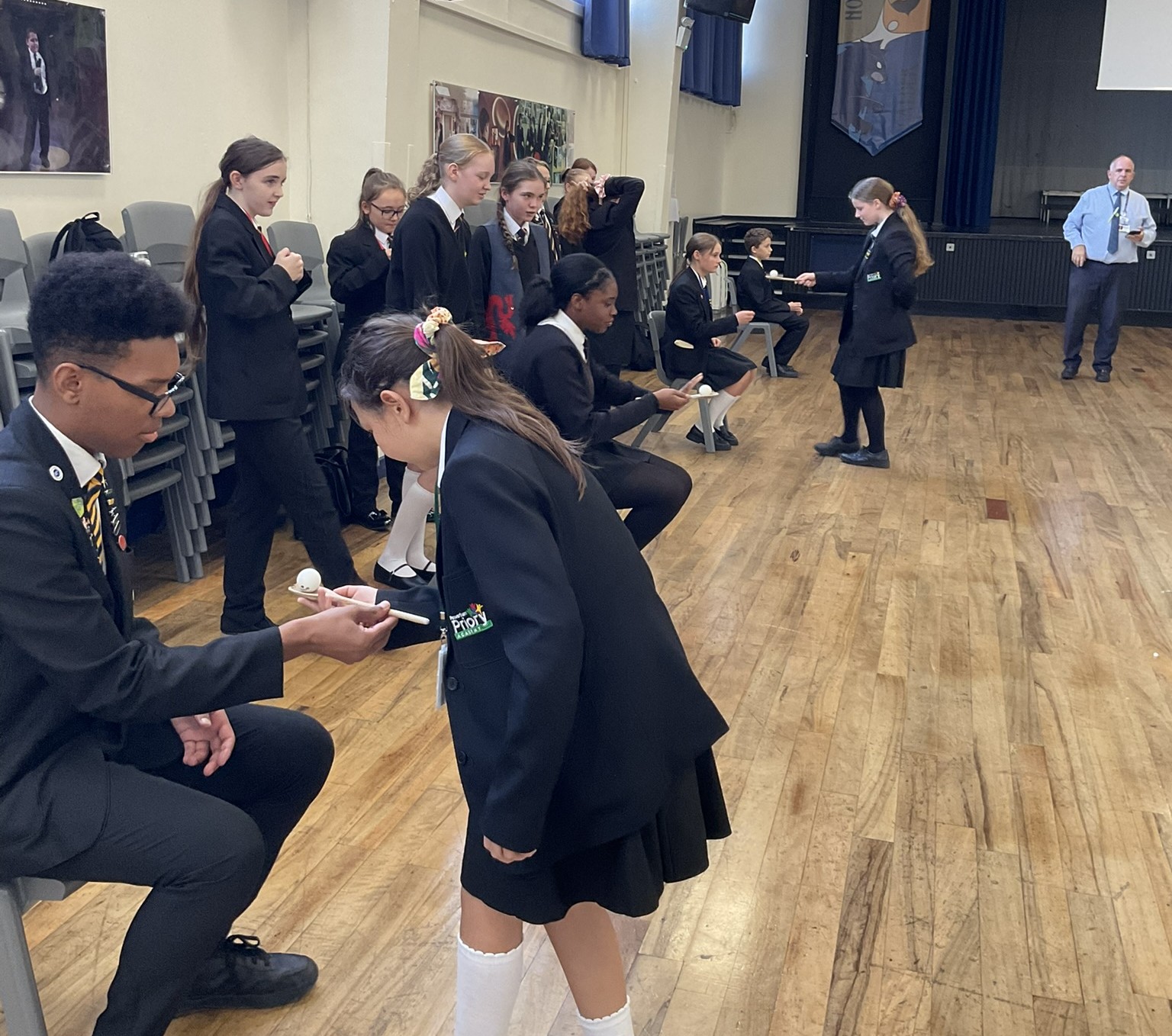 Image of House Lunchtime Challenge - Ball and Spoon Race