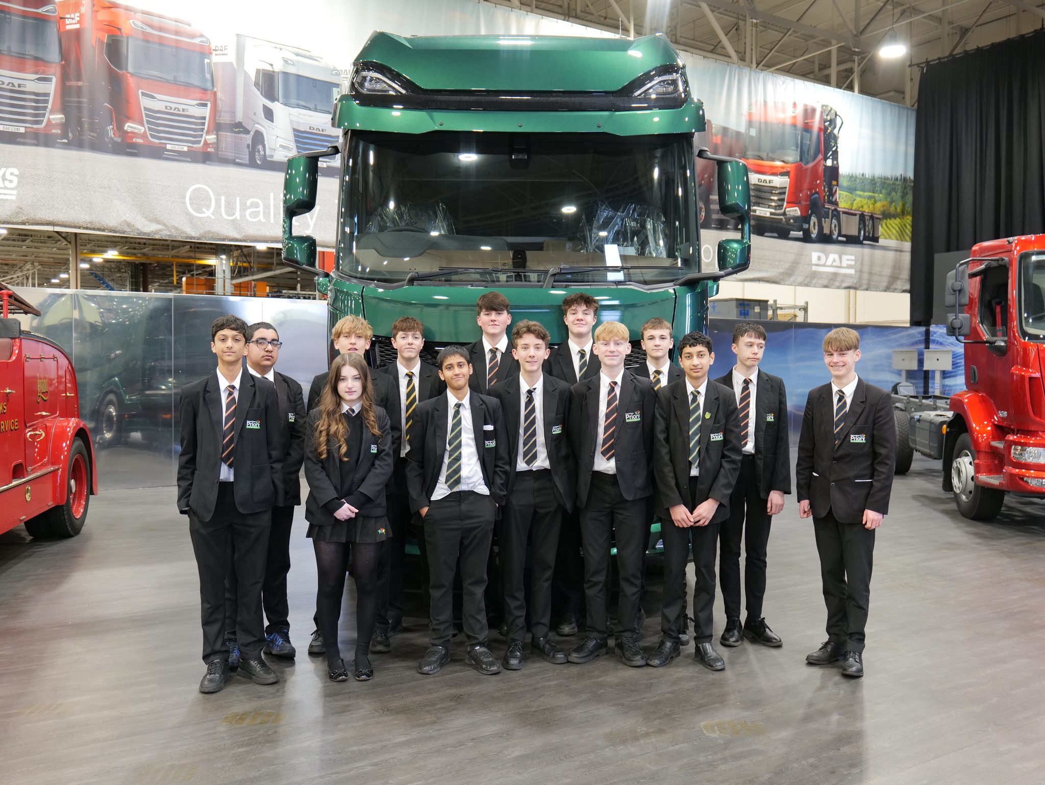 Image of Year 10 Engineering Pupils Visit  Leyland Trucks For Careers Event