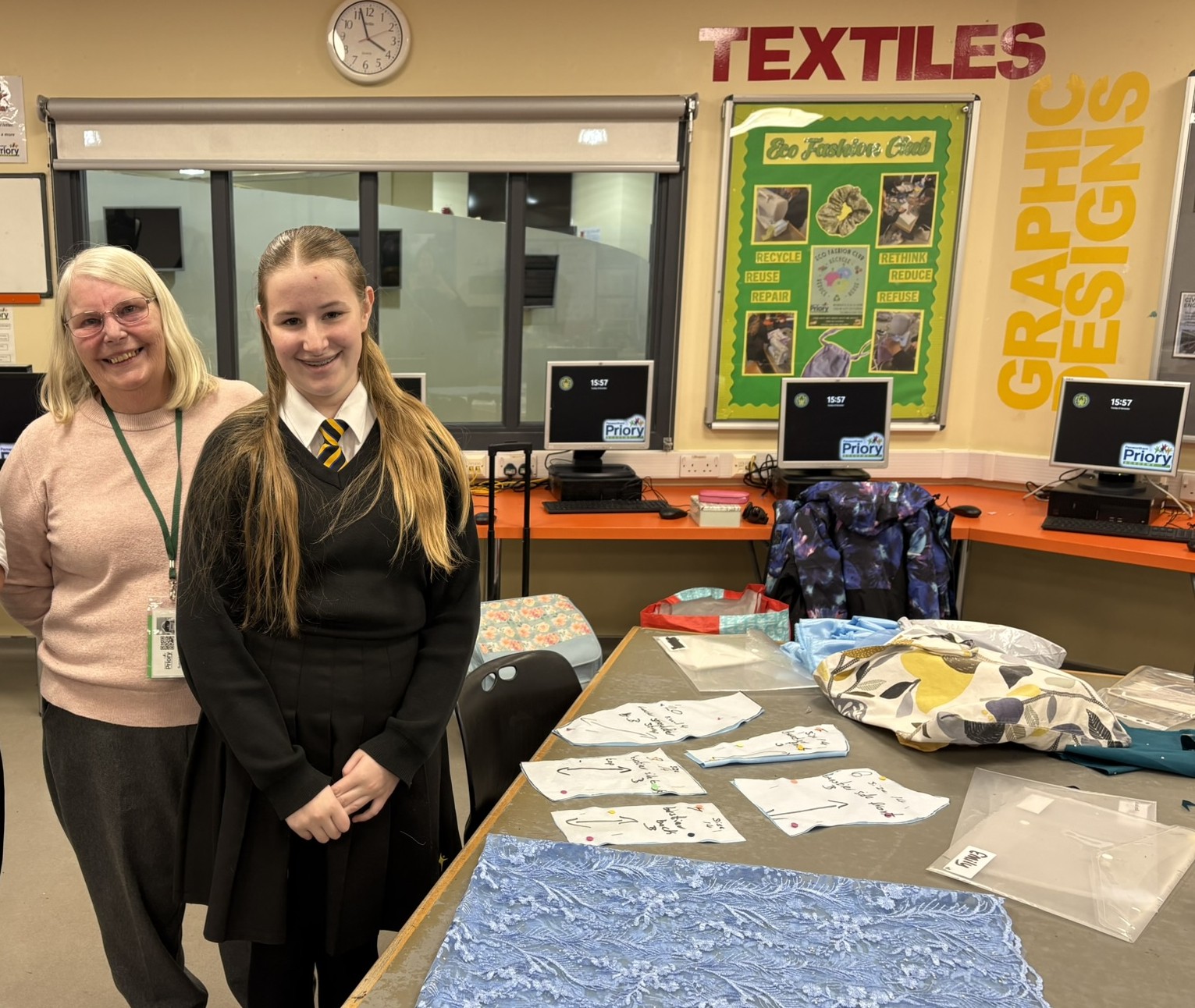 Image of Stitching Together Skills and Creativity at Textiles Club