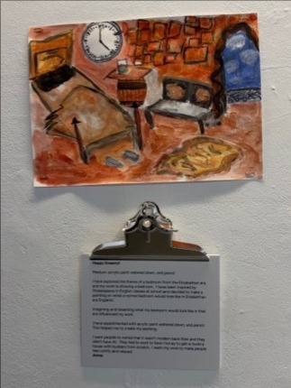 Image of Year 9 Artist Showcases Work at University Exhibition