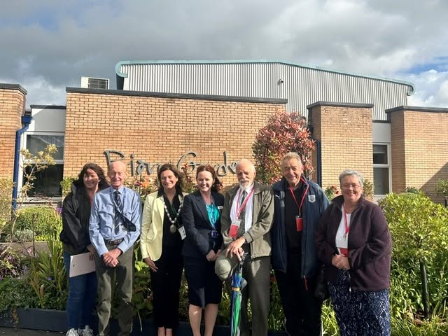 Image of Mayor Makes Surprise Visit to Priory's Award-Winning Gardens