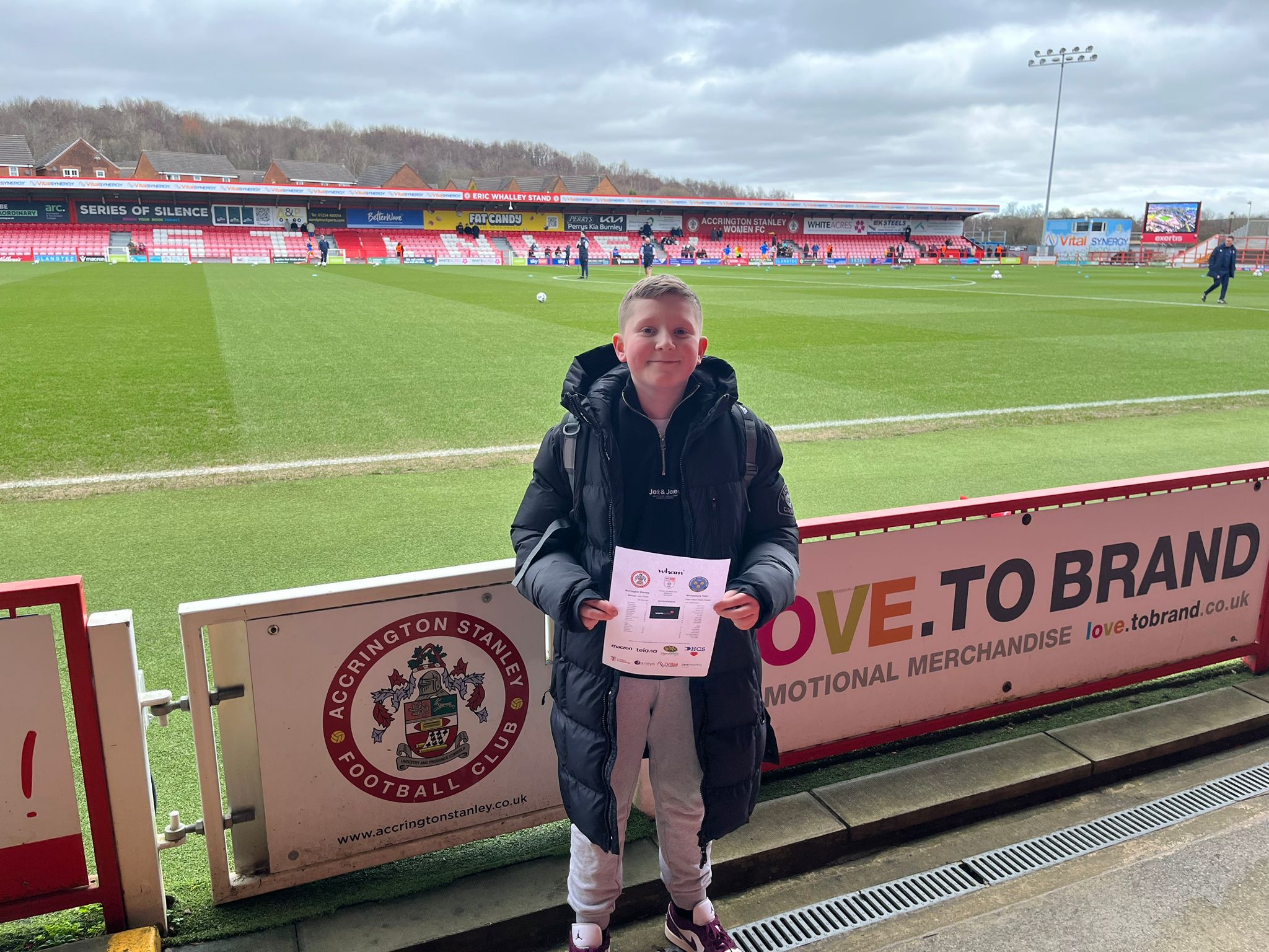 Image of Budding Year 10 Broadcaster Inspired by Professional Match Day Experience