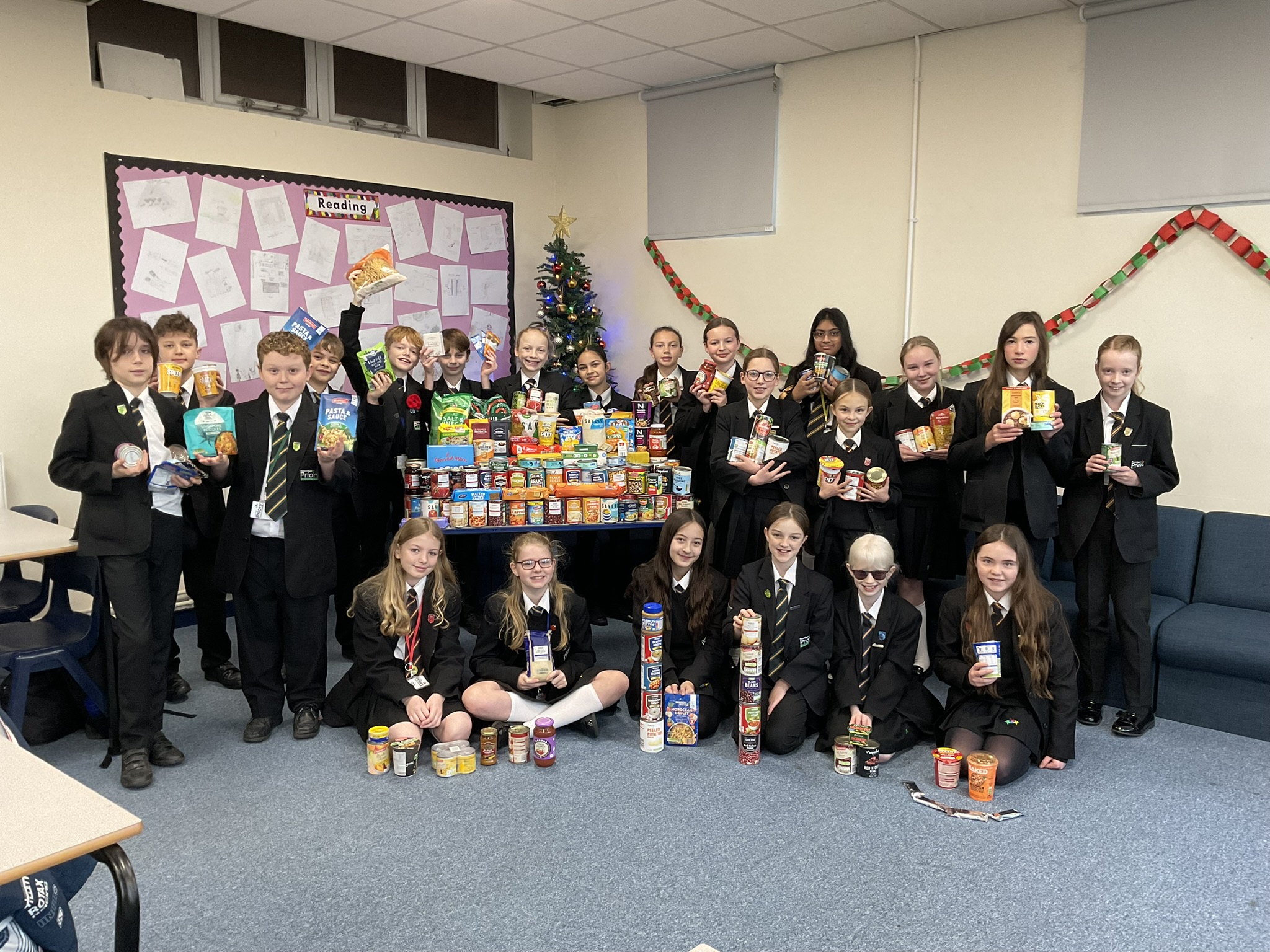 Image of Priory’s Food Bank Appeal Meets House Competition