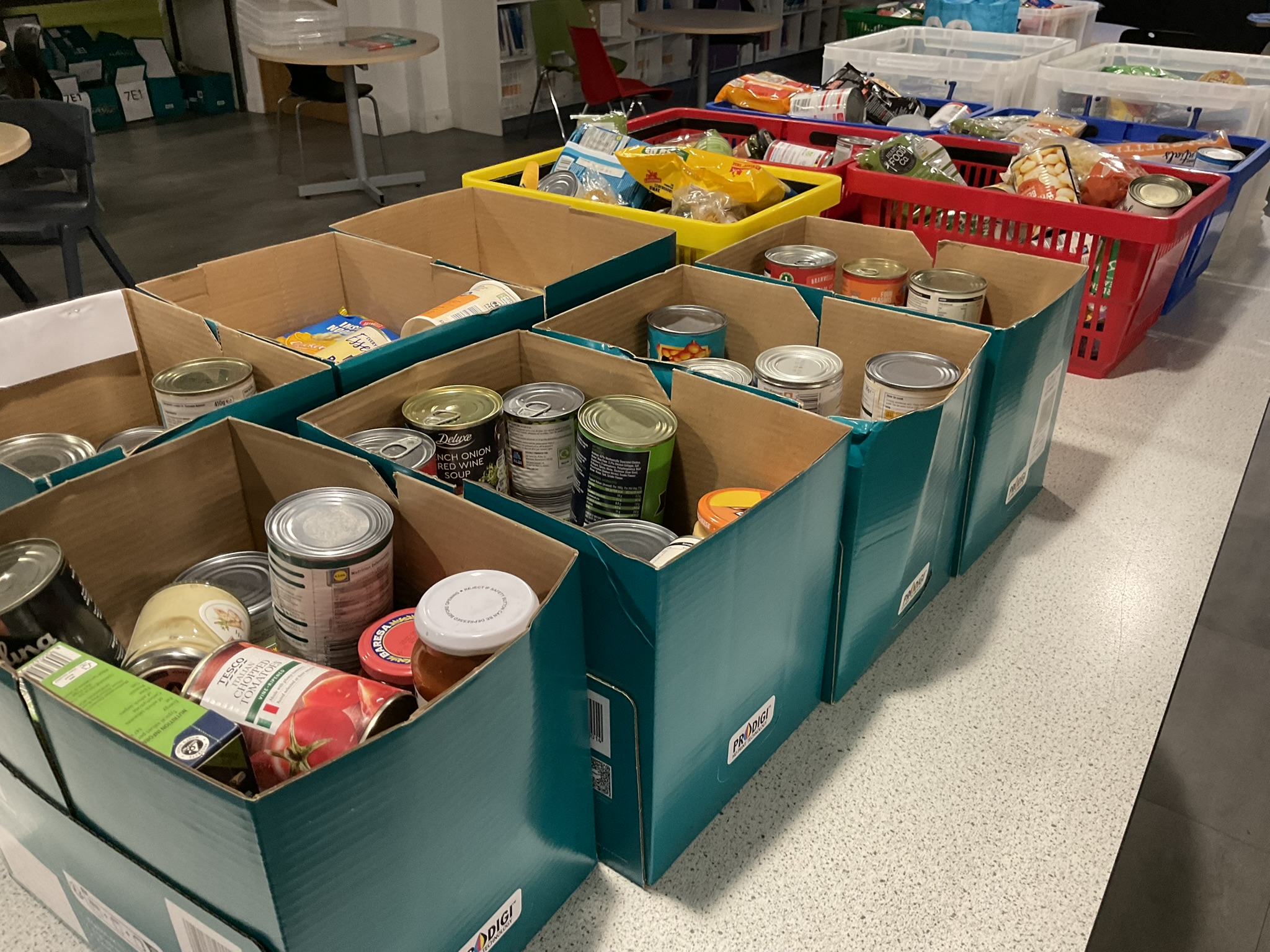 Image of Priory's Brimming Food Bank Appeal