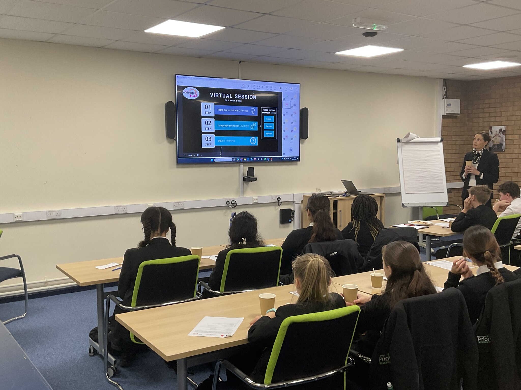 Image of Year 9 Pupils Tune into GCHQ Careers in Languages Webinar