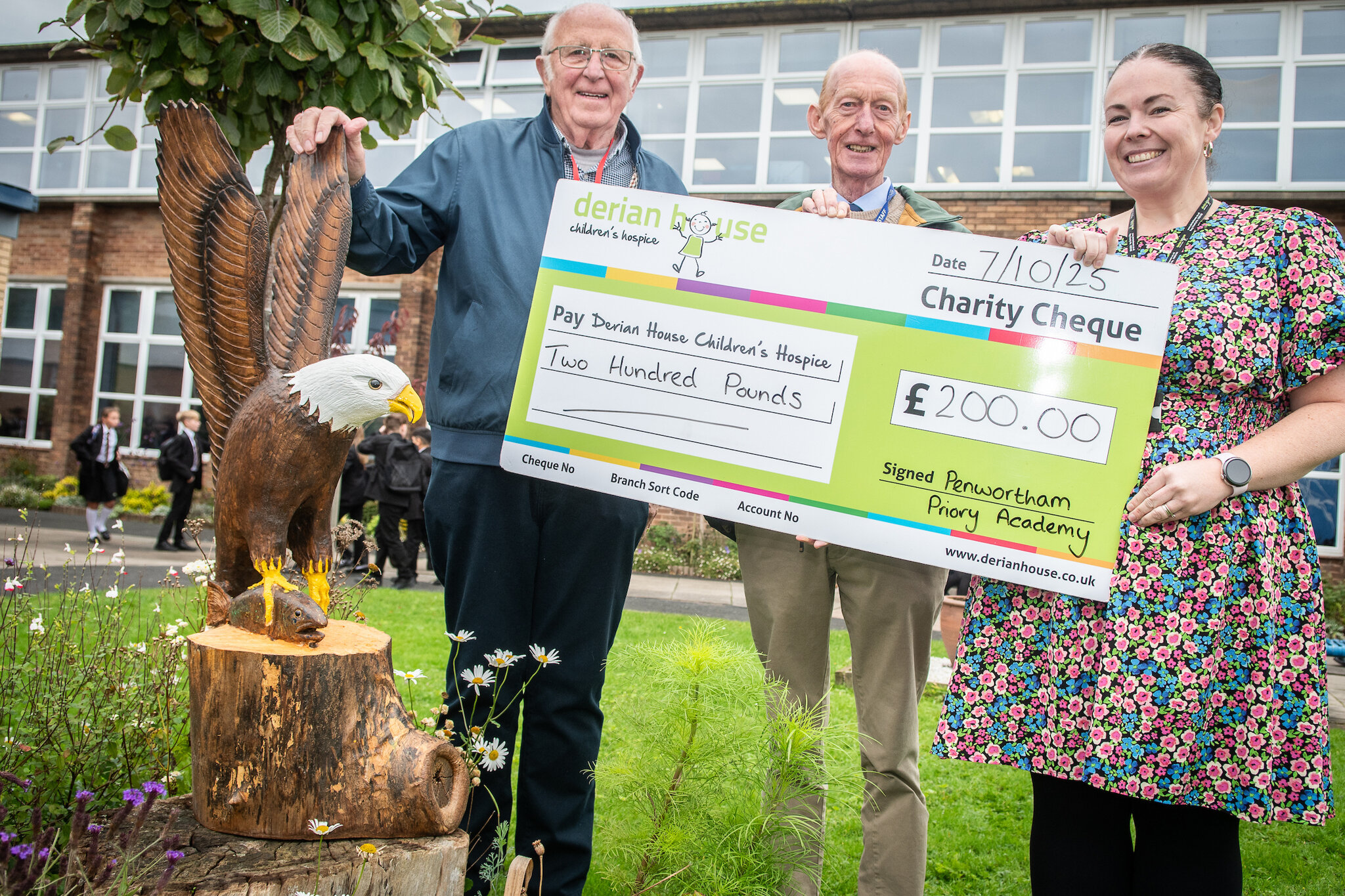 Image of Eddie the Eagle Soars into Priory’s Gardens