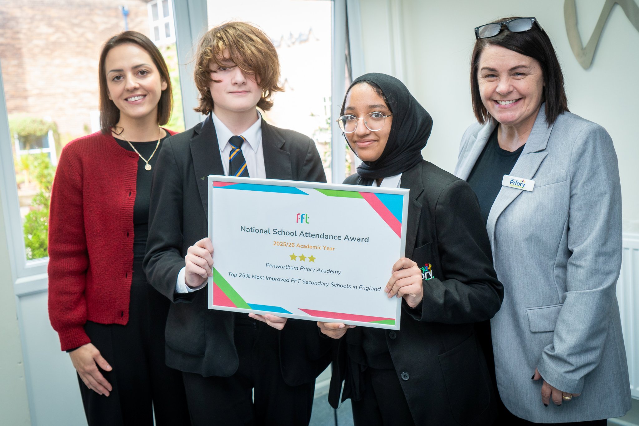 Image of Priory Celebrates National Recognition for Attendance Success