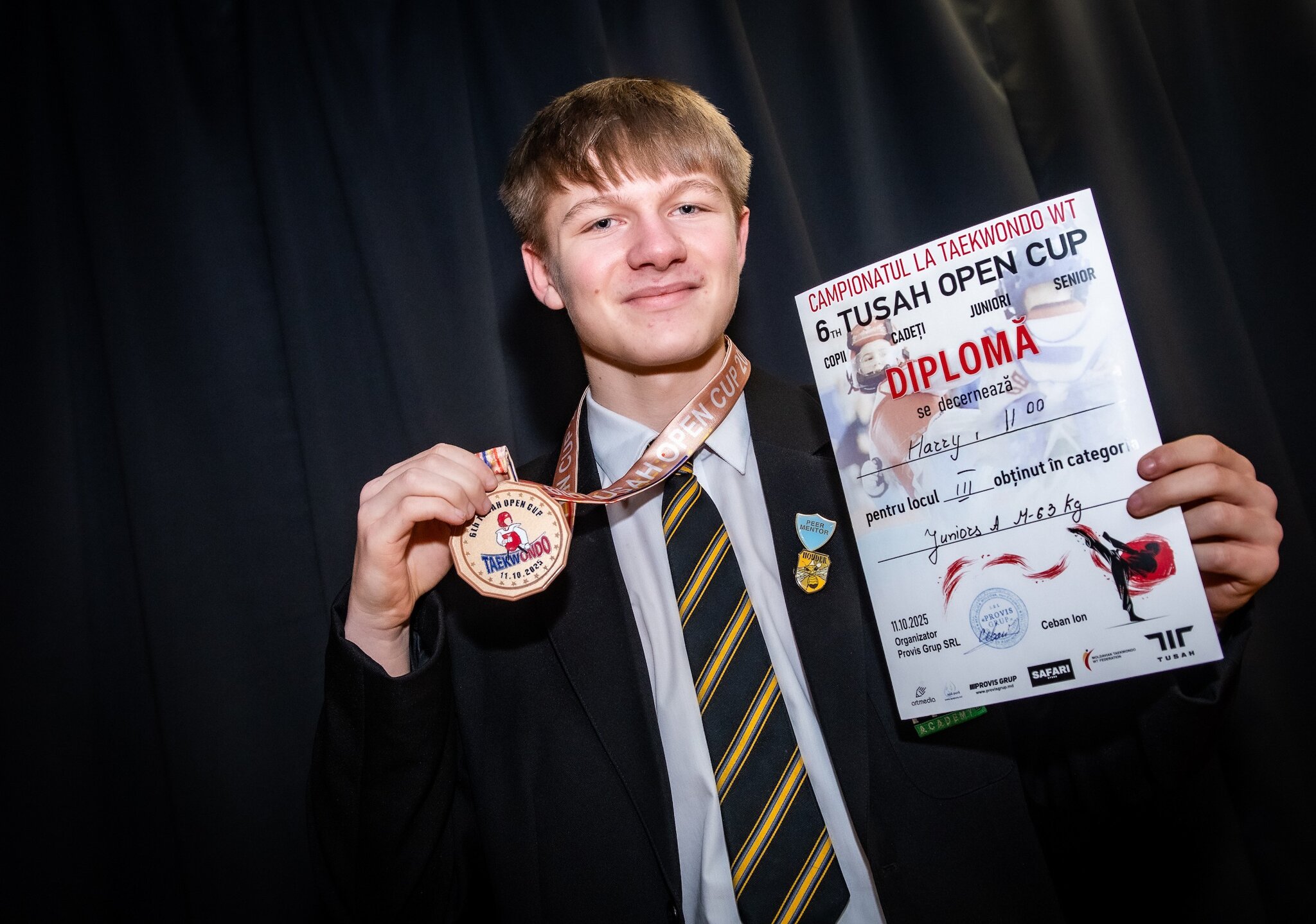 Image of Year 11 Pupil Strikes Bronze at European Taekwondo Championships 