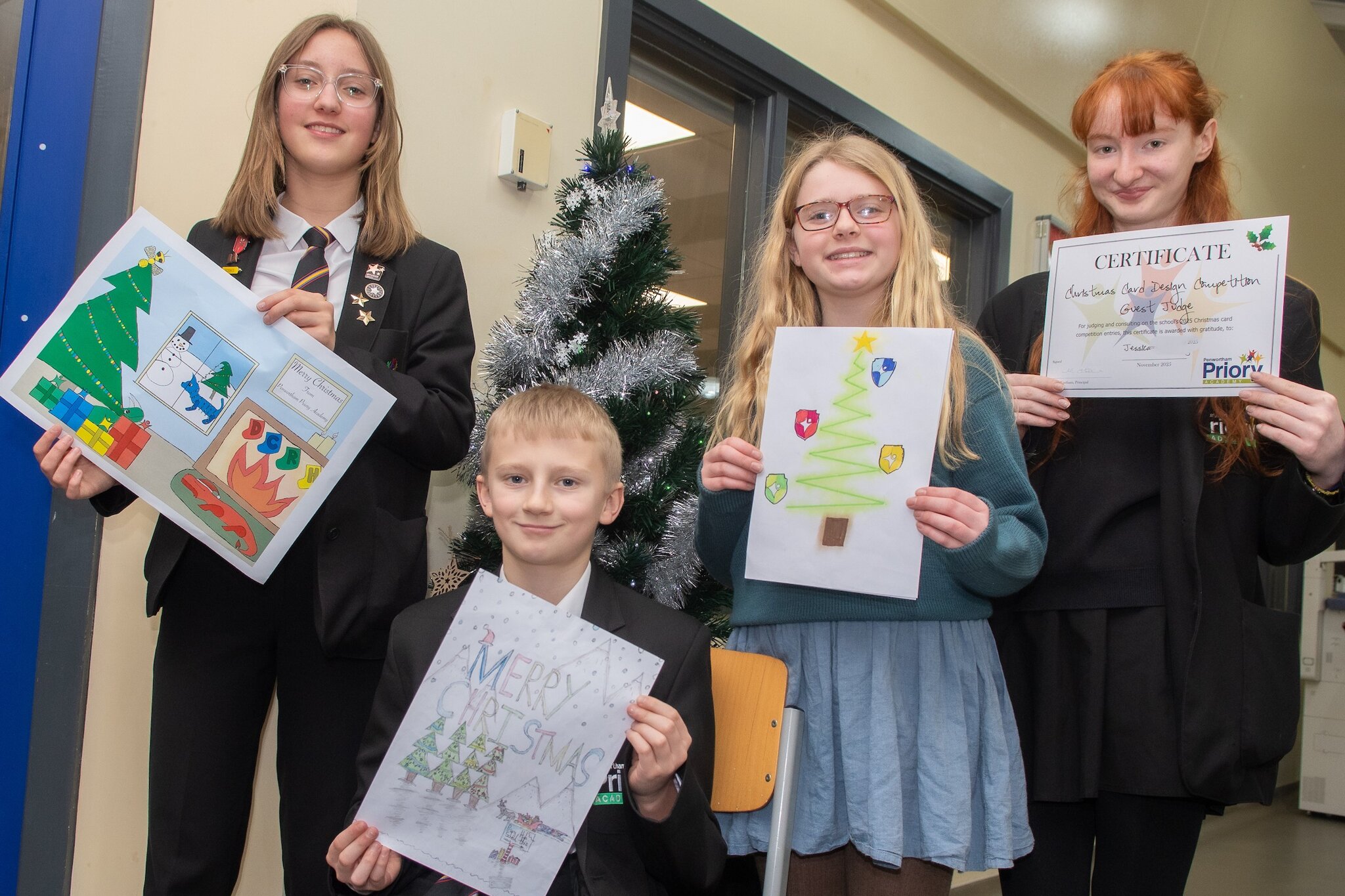 Image of Christmas Card Competition Winners 2025