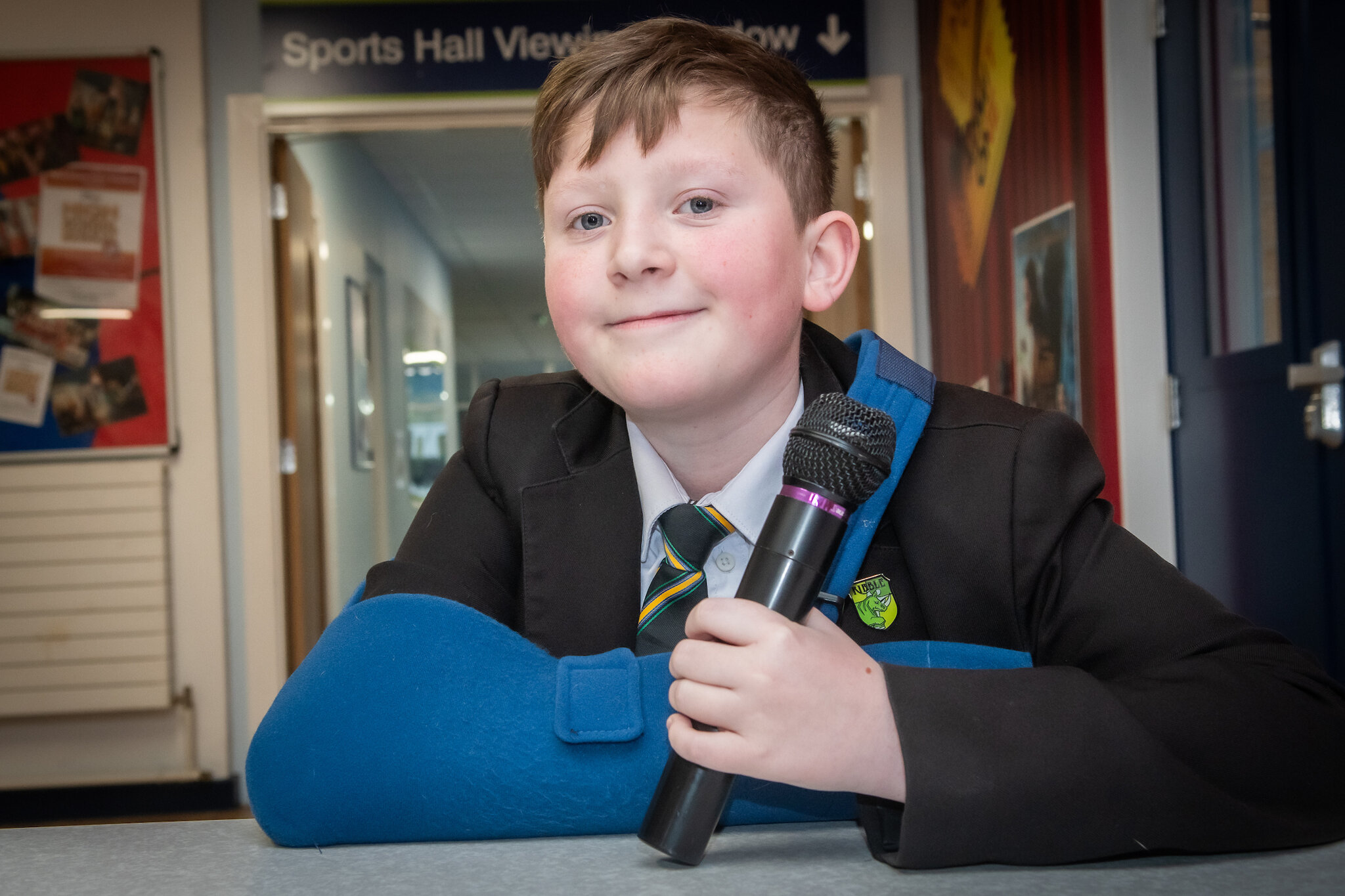 Image of Meet Noah:  Priory’s Rising TikTok Football Reporter 