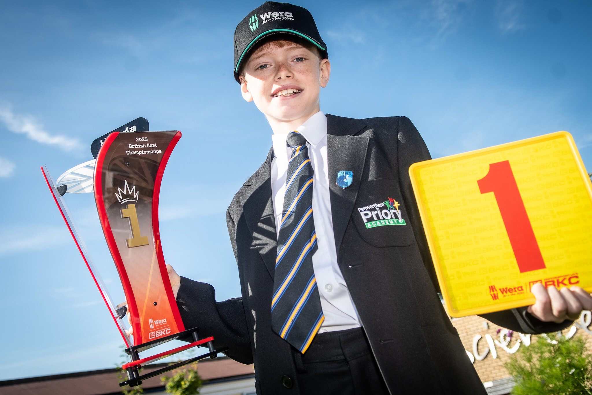 Image of Pole Position - Year 7 Pupil  Crowned British Karting Champion 