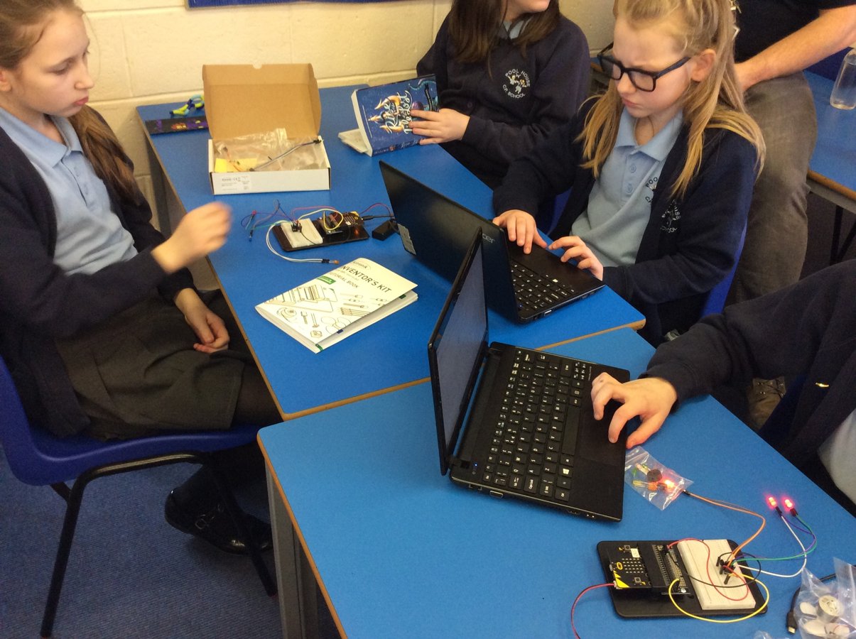 Gold class BBC Microbit coding | Pool House Community Primary School