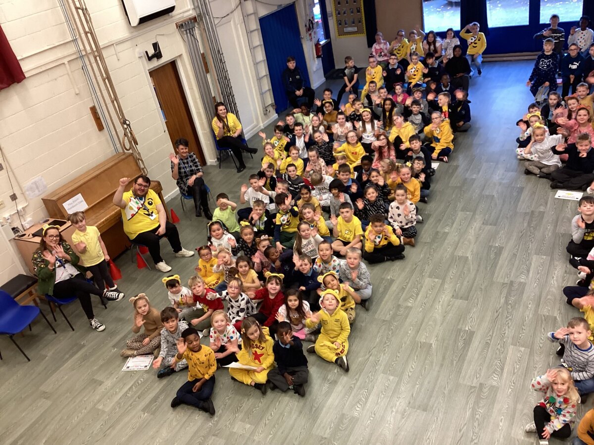 Pudsey day at school Pool House Community Primary School